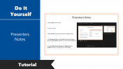 Learn Presenters Notes PowerPoint Template Slide PPT