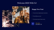 Download Free Happy New Year PPT Template and Google Slides