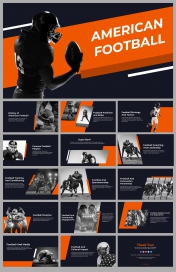 American Football PowerPoint And  Google Slides Templates