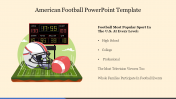 Innovative American Football PowerPoint Template Slide 