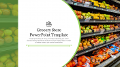 Grocery Store PowerPoint Template Free and Google Slides