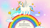 Free Unicorn PowerPoint Template and Google Slides