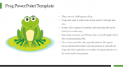 Creative Frog PowerPoint Template Presentation Slide 