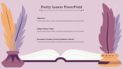 Amazing Poetry Lesson PowerPoint Presentation Slide 