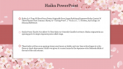 Effective Haiku PowerPoint Presentation Template Slide 