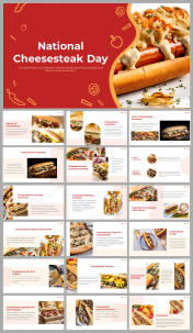 National Cheesesteak Day PowerPoint And Google Slides
