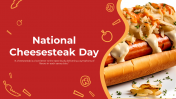 National Cheesesteak Day PowerPoint And Google Slides