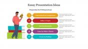 Amazing Essay Presentation Ideas PowerPoint Template 