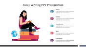 Amazing Essay Writing PPT Presentation Template Slide