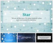Star Background PowerPoint and Google Slides Themes