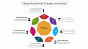 7 Steps PowerPoint Template Free Download and Google Slides