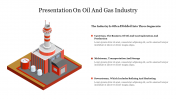 Creative Presentation On Oil And Gas Industry Template