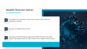 Best Stealth Omicron Varian PPT Slide Presentation