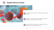 Creative Stealth Omicron Varian Presentation Slide