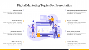Digital Marketing Topics in Google Slides for Presentation 