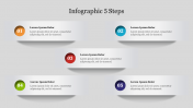 Amazing Infographic 5 Steps PowerPoint Presentation 