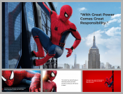 Spiderman Background PowerPoint And Google Slides Templates