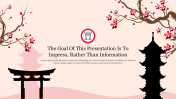 Japanese PowerPoint Background Template & Google Slides