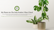 Amazing Flower Pot Template For PowerPoint Presentation