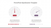 Innovative PowerPoint Speedometer Template Slide PPT