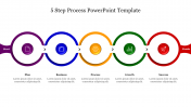Amazing 5 Step Process PowerPoint Template Presentation 