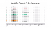 Creative Gantt Chart Template Project Management Slide 