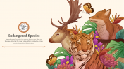 Endangered Species PPT Template & Google Slides Presentation