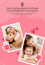 Effective Mothers Day Card PPT Presentation Template 