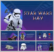 Eye-Catching Star Wars Day PPT and Google Slides Themes