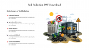 Explore Now! Soil Pollution PPT Download Presentation Slide