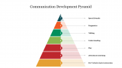 Best Communication Development Pyramid Template PPT