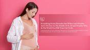 Effective Pregnancy PPT Background Download Template 