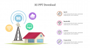 Creative 5G PPT Download PowerPoint Template Slide 