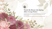 Cool Floral Background Google Slides and PPT Template