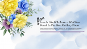 Effective Floral Template Download Presentation Slide 