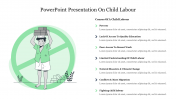 Creative PowerPoint Presentation On Child Labour Slide 