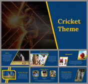 Cricket Theme Presentation and Google Slides Themes
