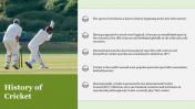 History Of Cricket Free Download PowerPoint & Google Slides