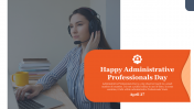 Best Administrative Professionals Day Template Slide