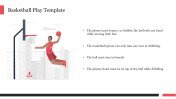 Effective Basketball Play Template Presentation Slide 