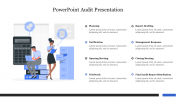 Creative PowerPoint Audit Presentation Template Slide 