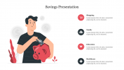 Effective Savings Presentation PowerPoint Template Slide 