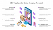 Best PPT Templates For Online Shopping Download Slide 
