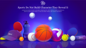 Effective PowerPoint Backgrounds Sports Template Slide 