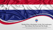 Best Thailand Flag PPT Background Presentation Slide 