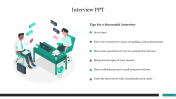 Editable Interview PPT Presentation Template Slide 