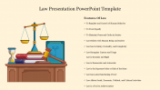 Amazing Law Presentation PowerPoint Template Slide 