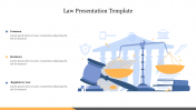 Editable Law Presentation Template PowerPoint Slide 