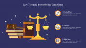 Effective Law Themed PowerPoint Templates Presentation 