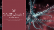 Amazing Neuron Background PowerPoint Template Slide